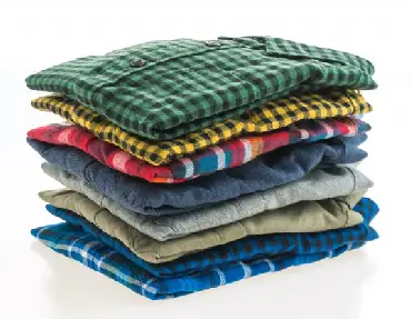 clothes putted folded